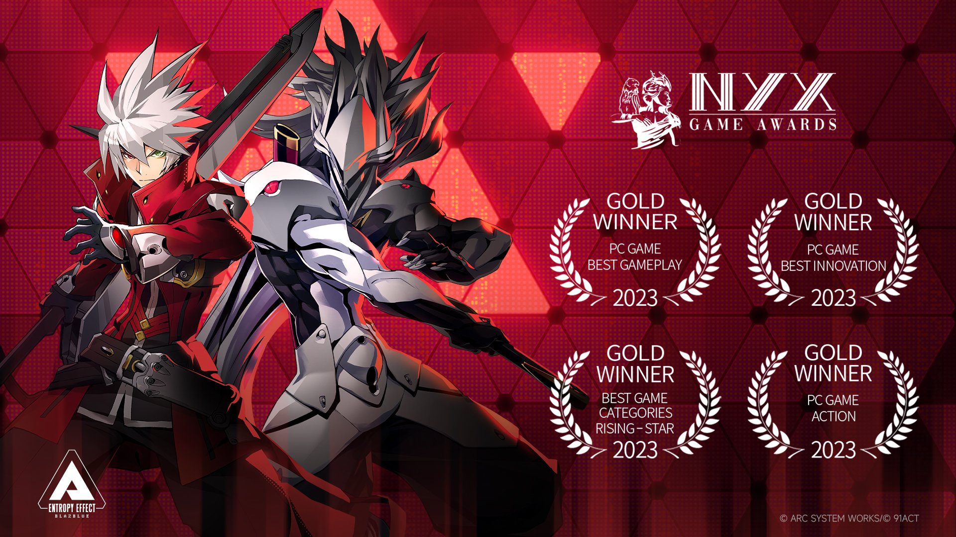 BlazBlue Entropy Effect Awards