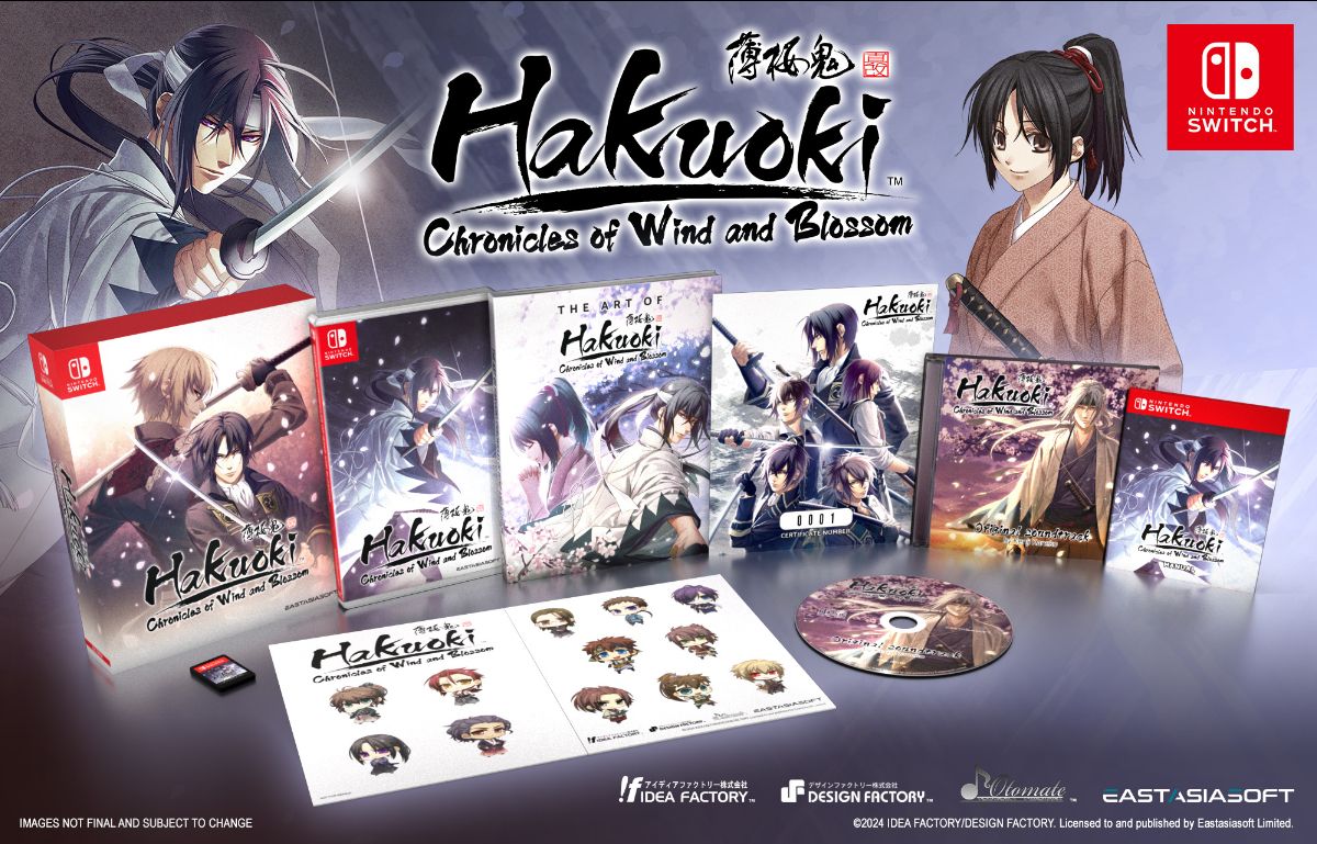 Hakuoki- Chronicles of Wind and Blossom Limited Edition Game Extras