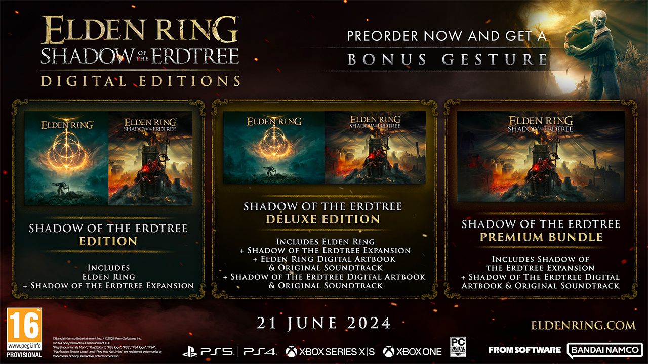 Shadow of the Erdtree Pre Order Bundles