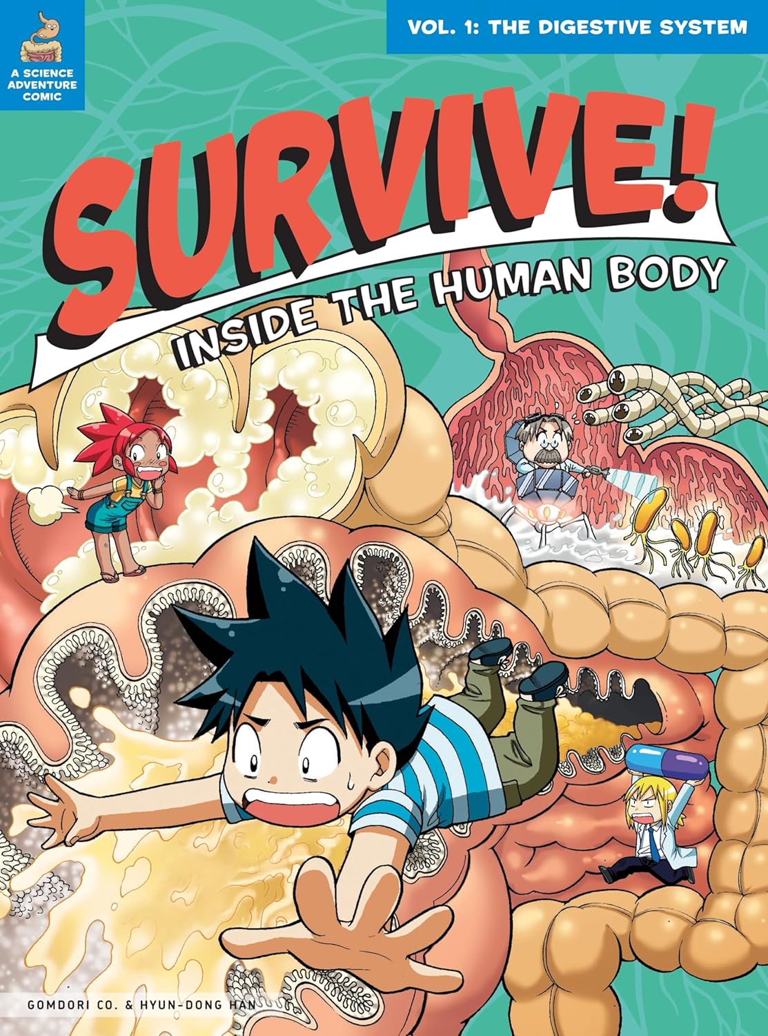 Survive! Inside the Human Body Manga Cover Volume 1