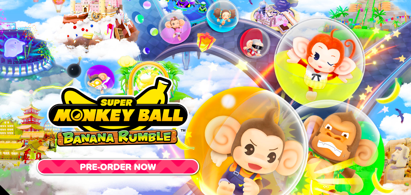 Super Monkey Ball Banana Rumble GAME KEY VISUAL
