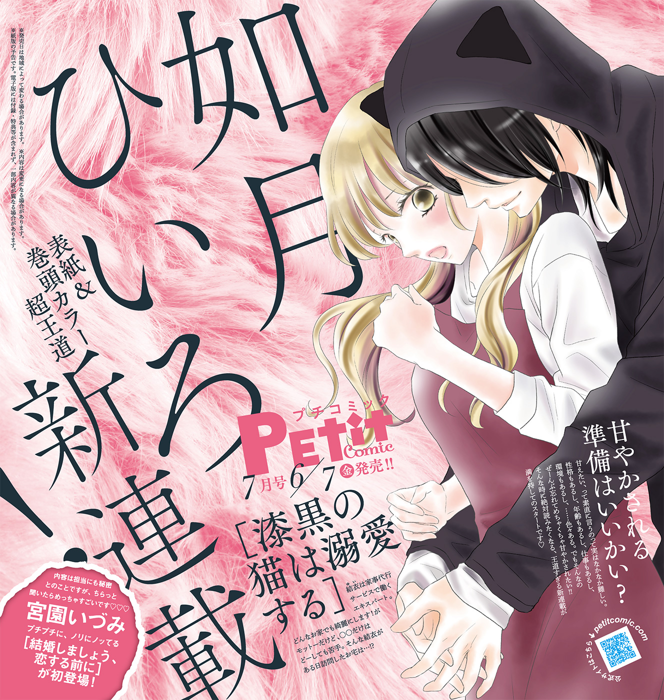 Shikkoku no Neko wa Dekiakisuru Manga Teaser Visual