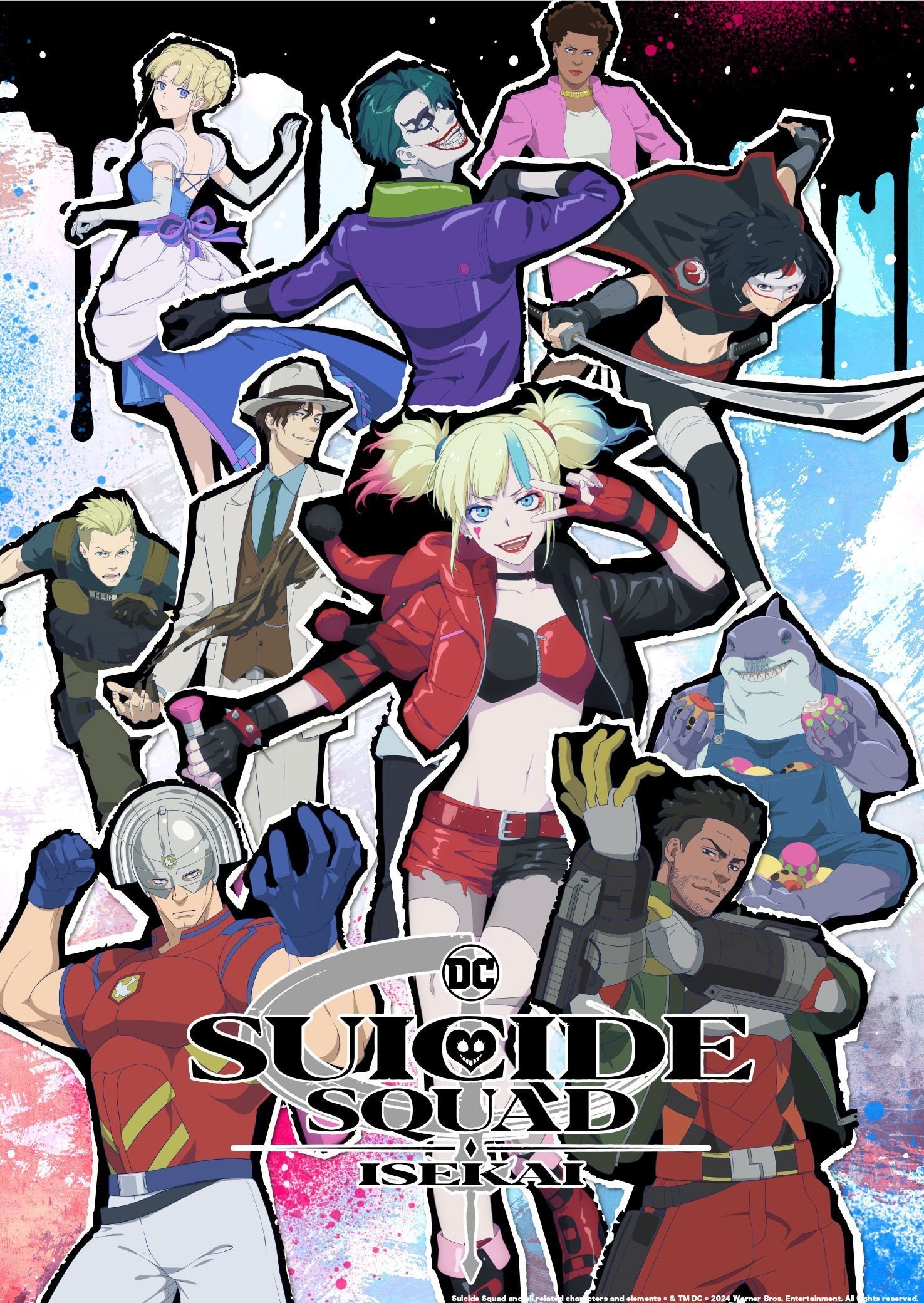 Suicide Squad ISEKAI Anime Main Visual