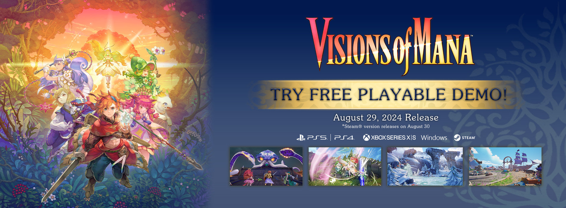 Visions of Mana Game Release Date Image