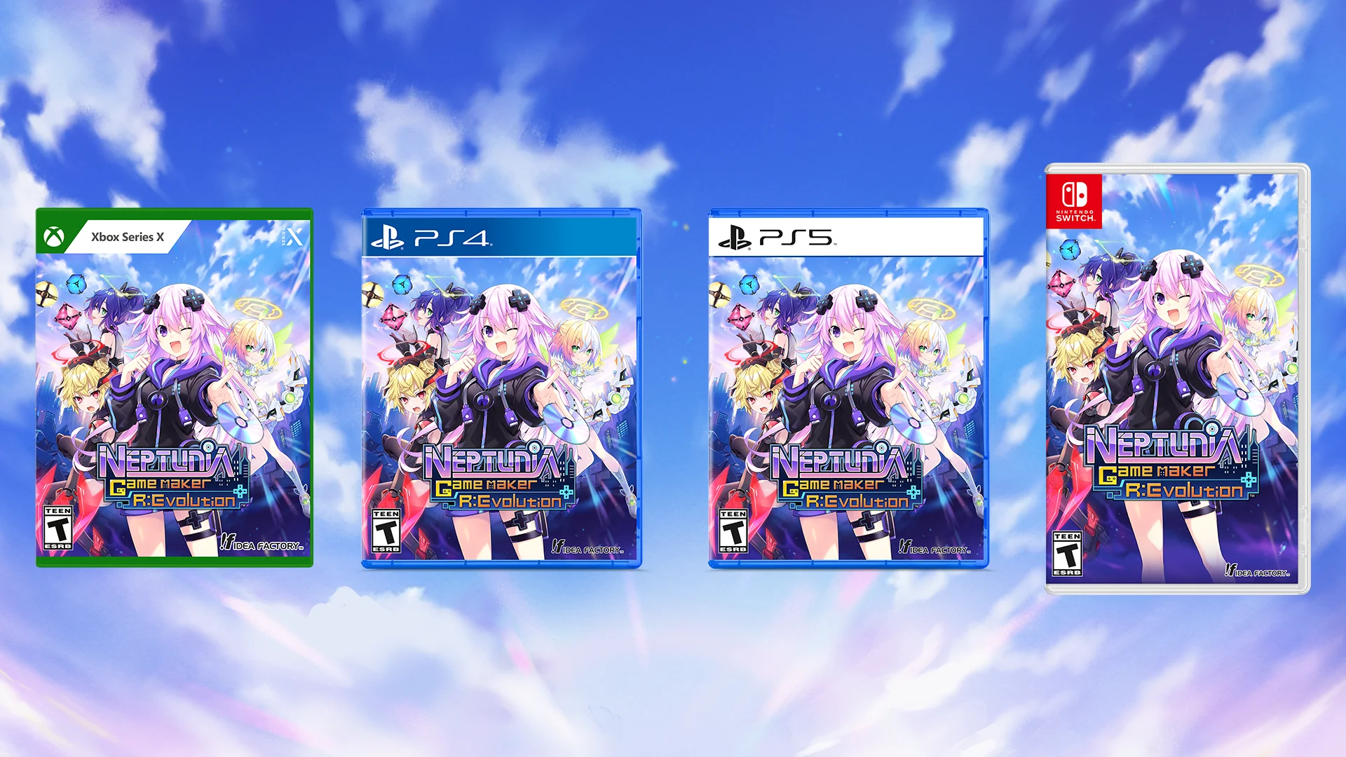 Neptunia Game Maker R- Evolution Game Covers