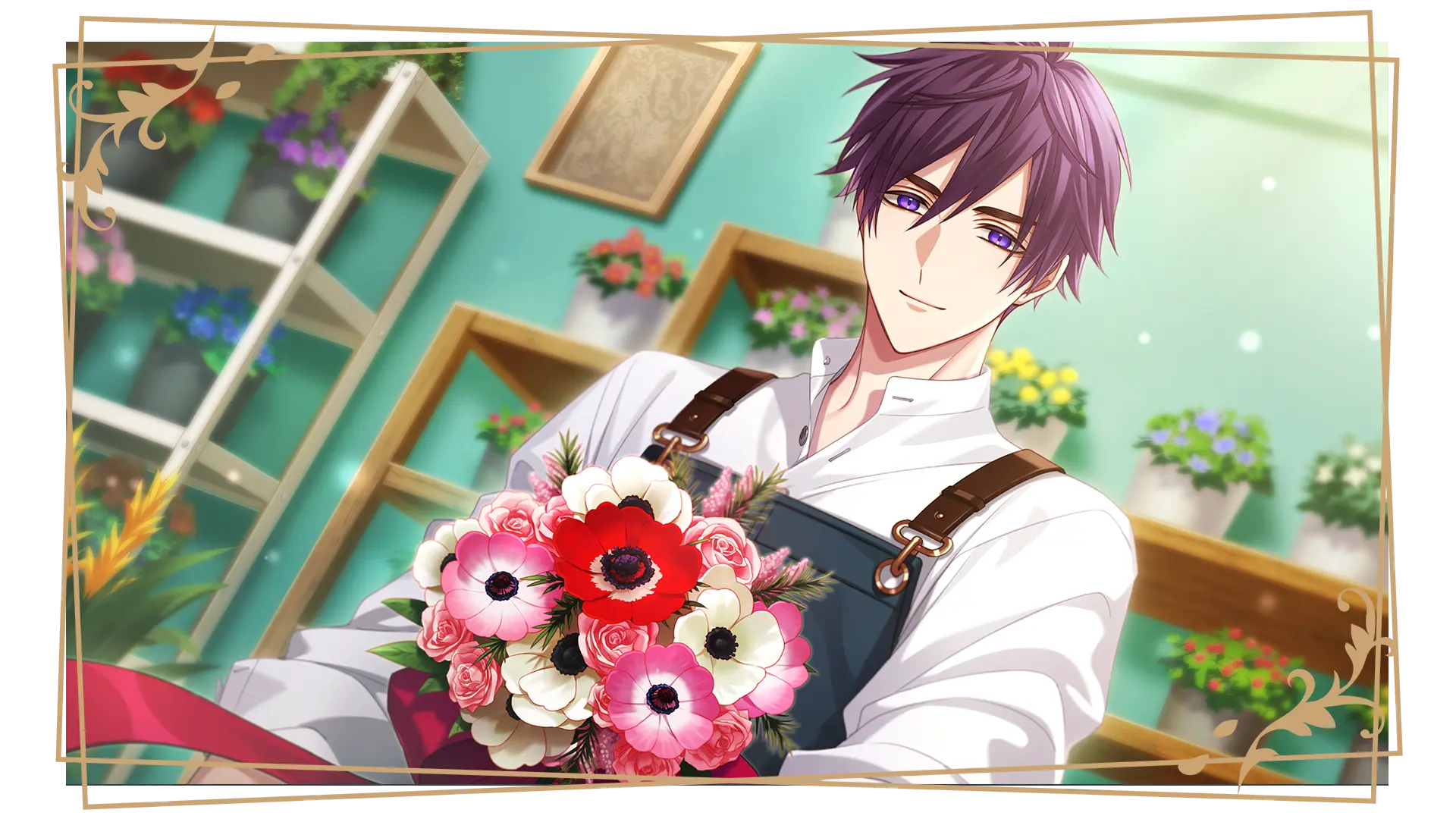 Him, the Smile & bloom Game Screenshot 1