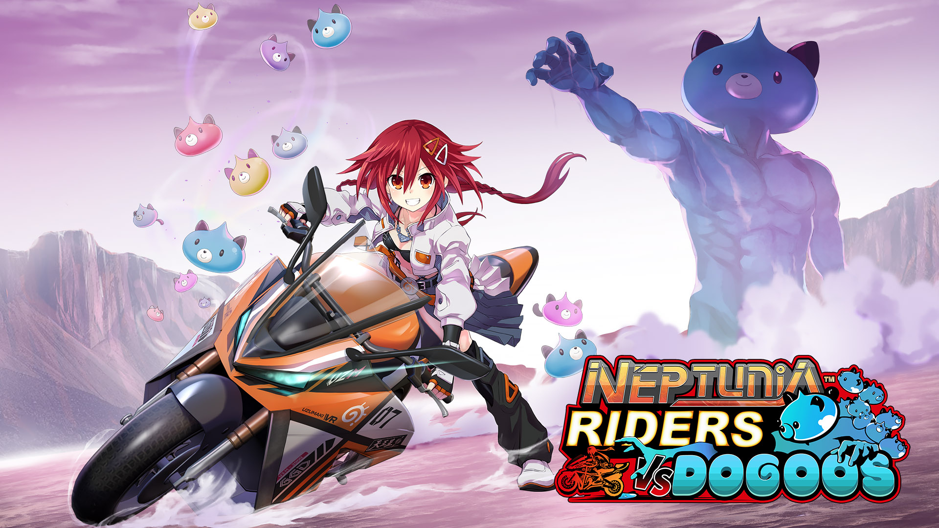 Neptunia Riders VS Dogoos Game Key Image