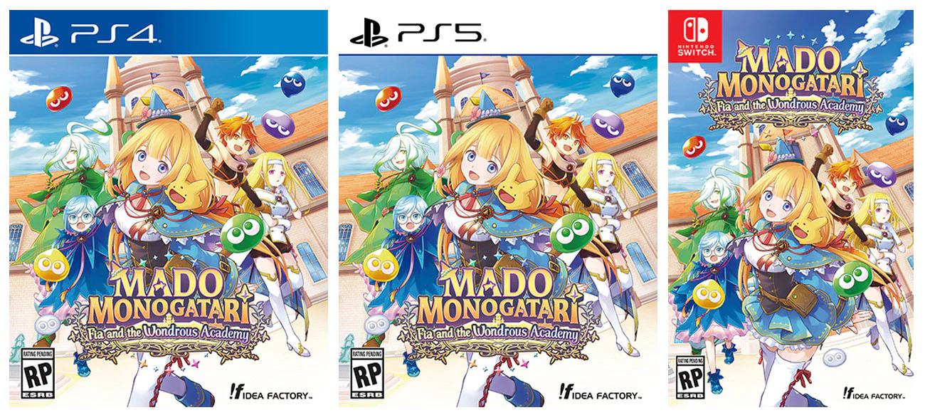 MADO MONOGATARI- Fia and the Wondrous Acadamy Game Covers