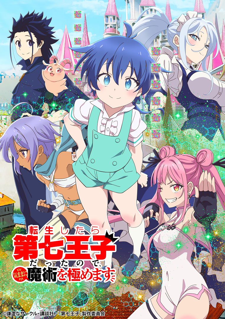 Tensei Shitara Dainana Ouji Datta no de, Kimamani Majutsu o Kiwamemasu Anime S1 Visual