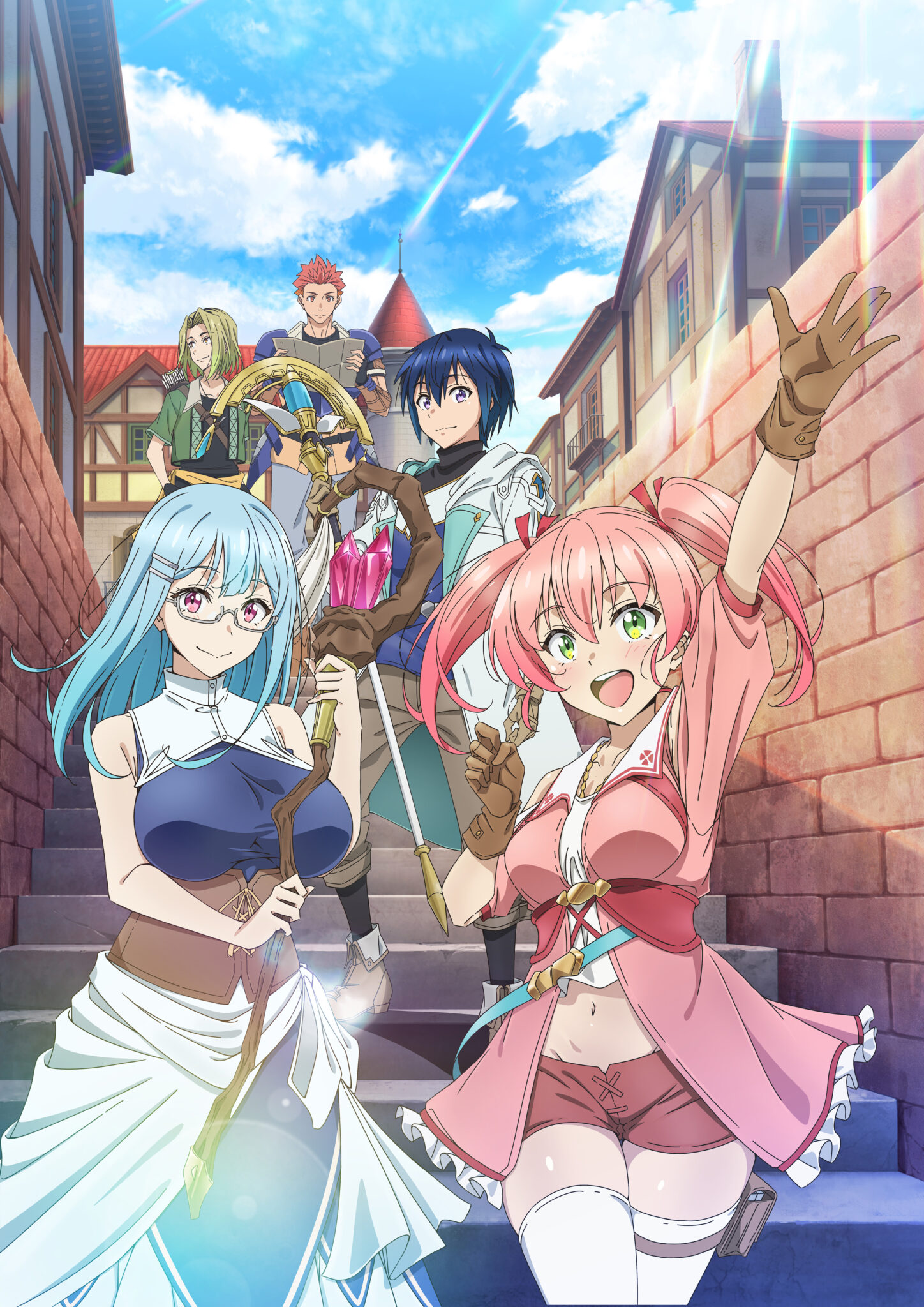 Yuusha Party o Tsuihou Sareta Shiro Madoushi Anime Key visual