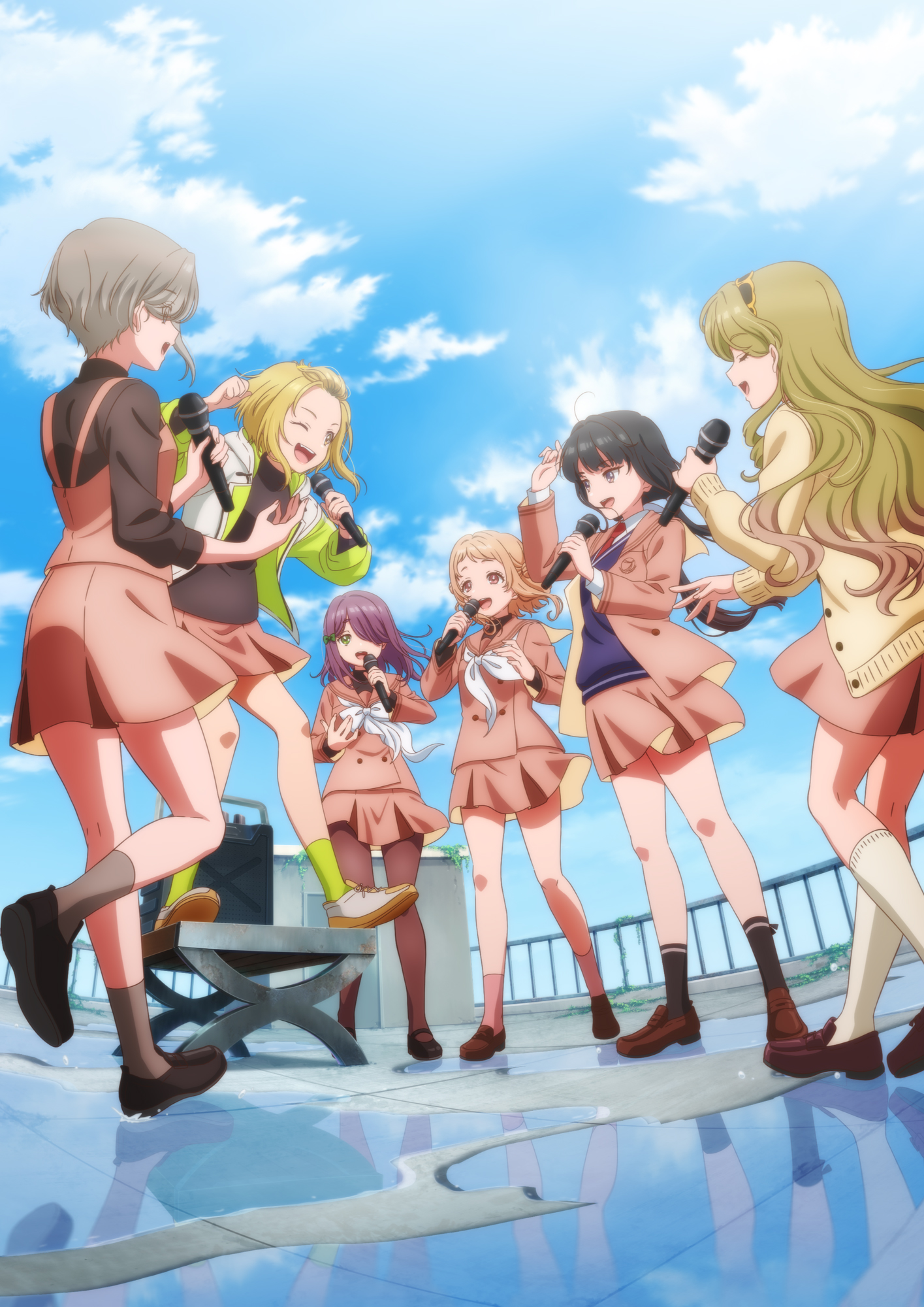 Utagoe wa Mille-Feuille Anime Key Visual 2