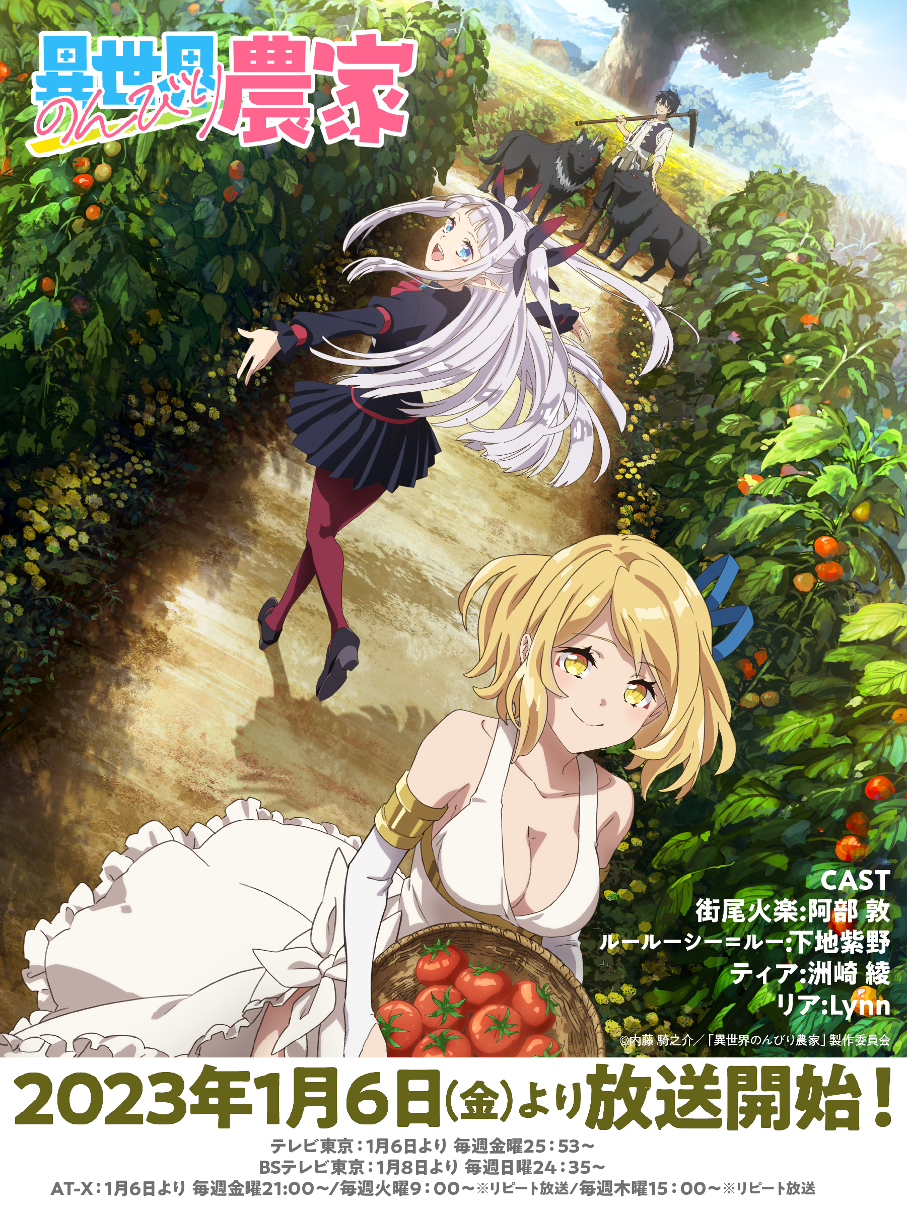 Isekai Nonbiri Nouka Anime S1 visual