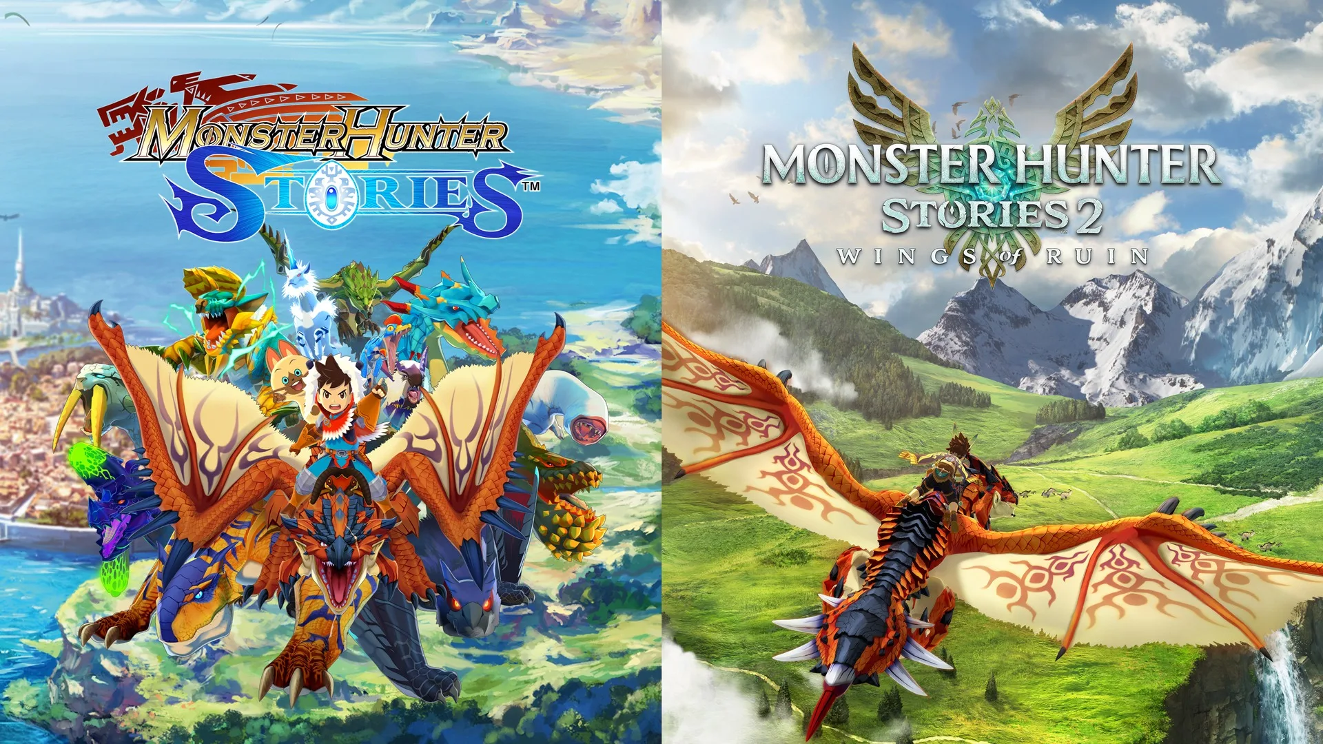 Monster Hunter Stories 1 and 2- Game Image