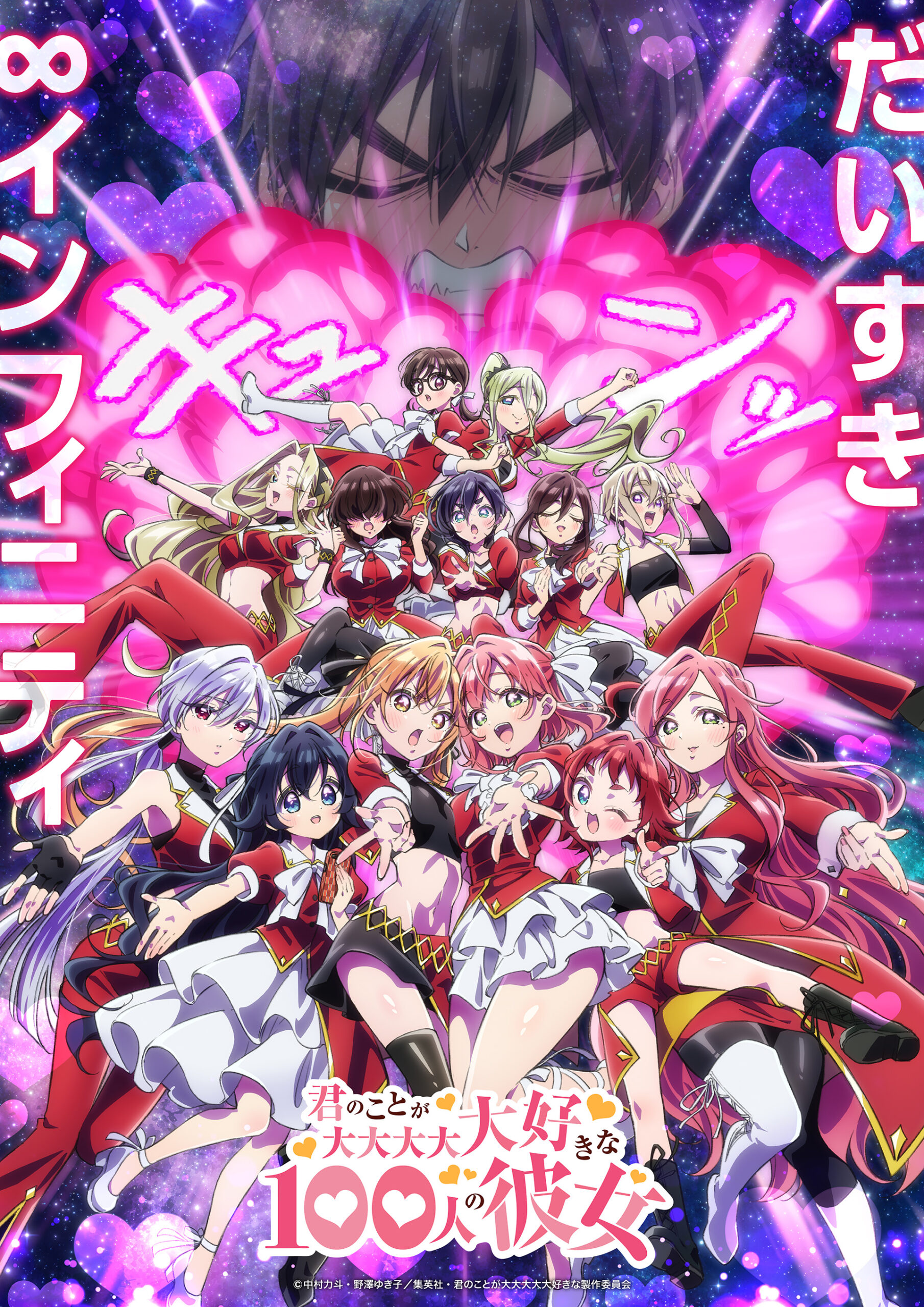 Kimi no koto ga Dai Dai Dai Dai Daisuki na 100-nin no Kanojo Anime Visual