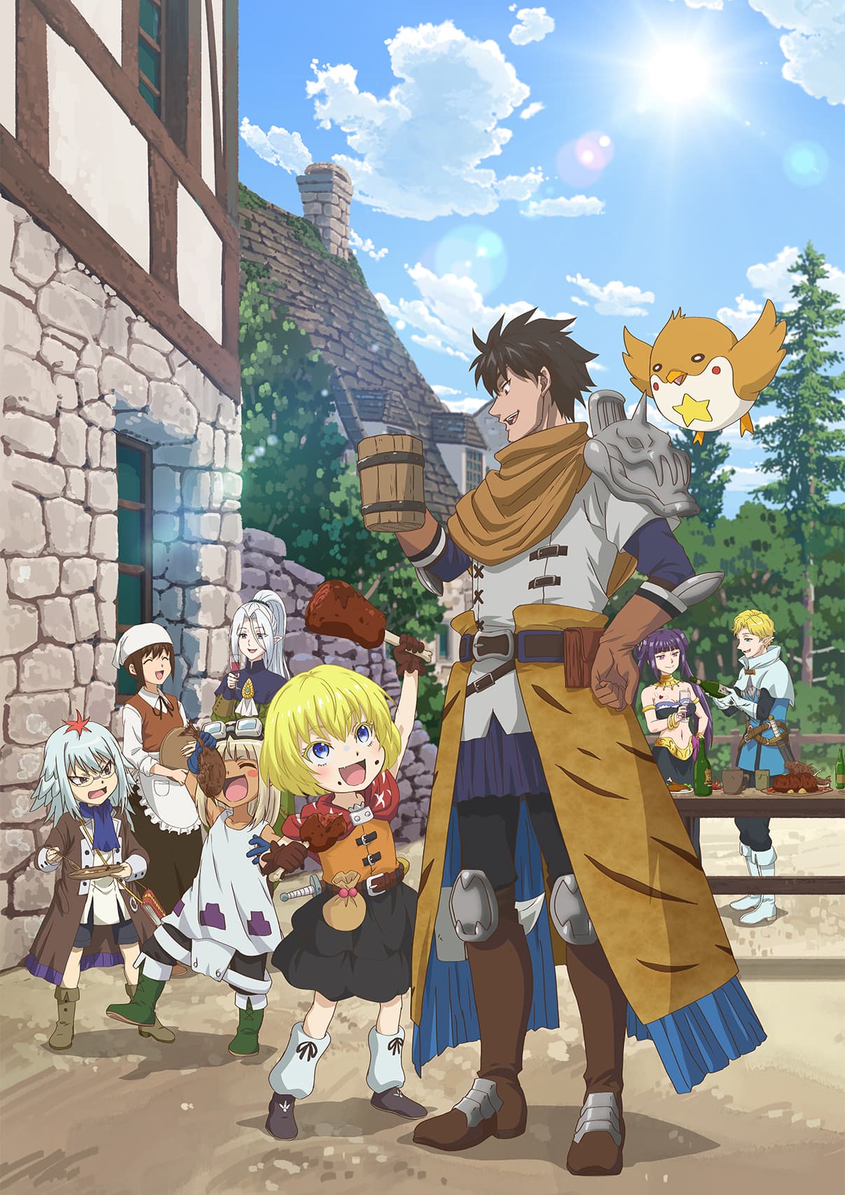 29-Sai Dokushin Chuuken Boukensha no Nichijou Anime Key Visual