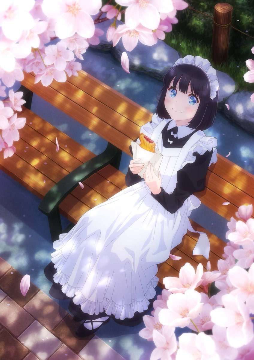 Maid-san wa Taberu Dake Anime teaser Visual