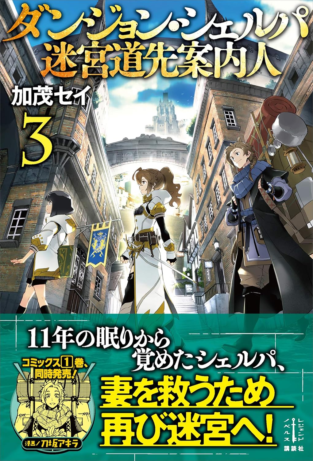 Dungeon Sherpa- Meikyuu Michisaki Annainin Novel Cover 3