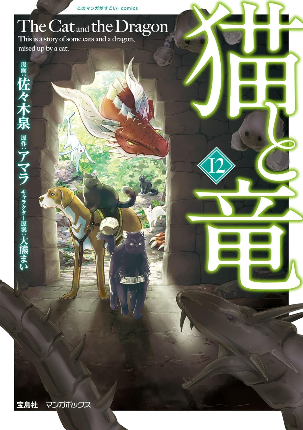 Neko to Ryuu Manga Cover 12