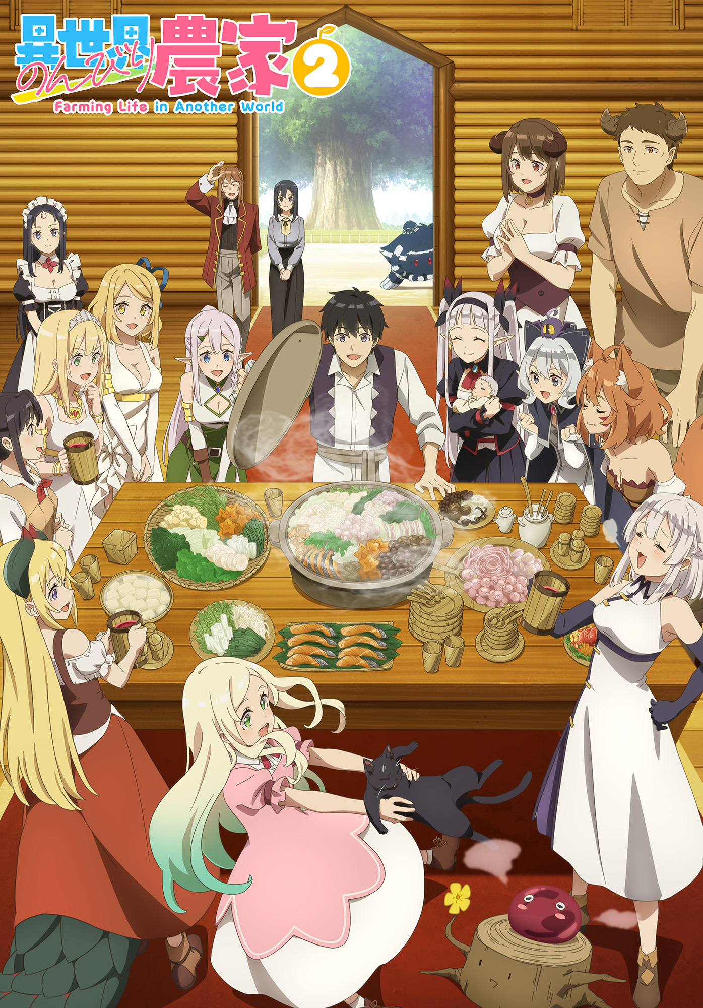 Isekai Nonbiri Nouka Anime New Visual