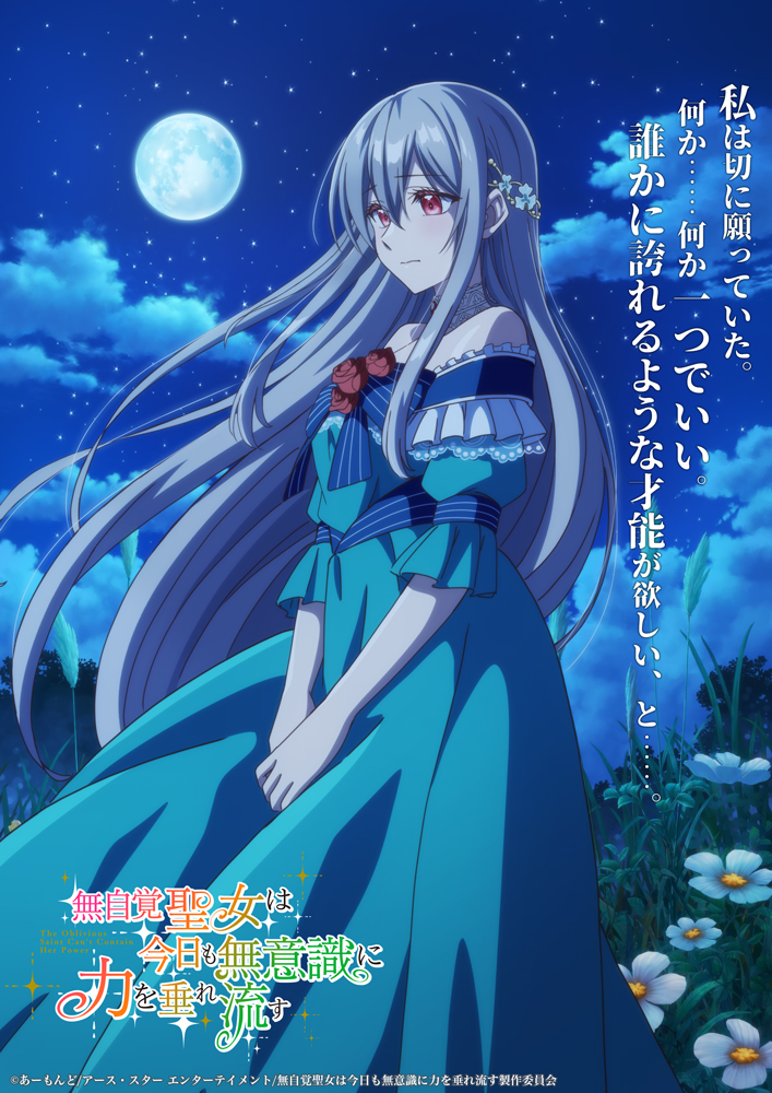 Mujikaku Seijo wa Kyou mo Muishiki ni Chikara o Tare Nagasu Anime Character visual