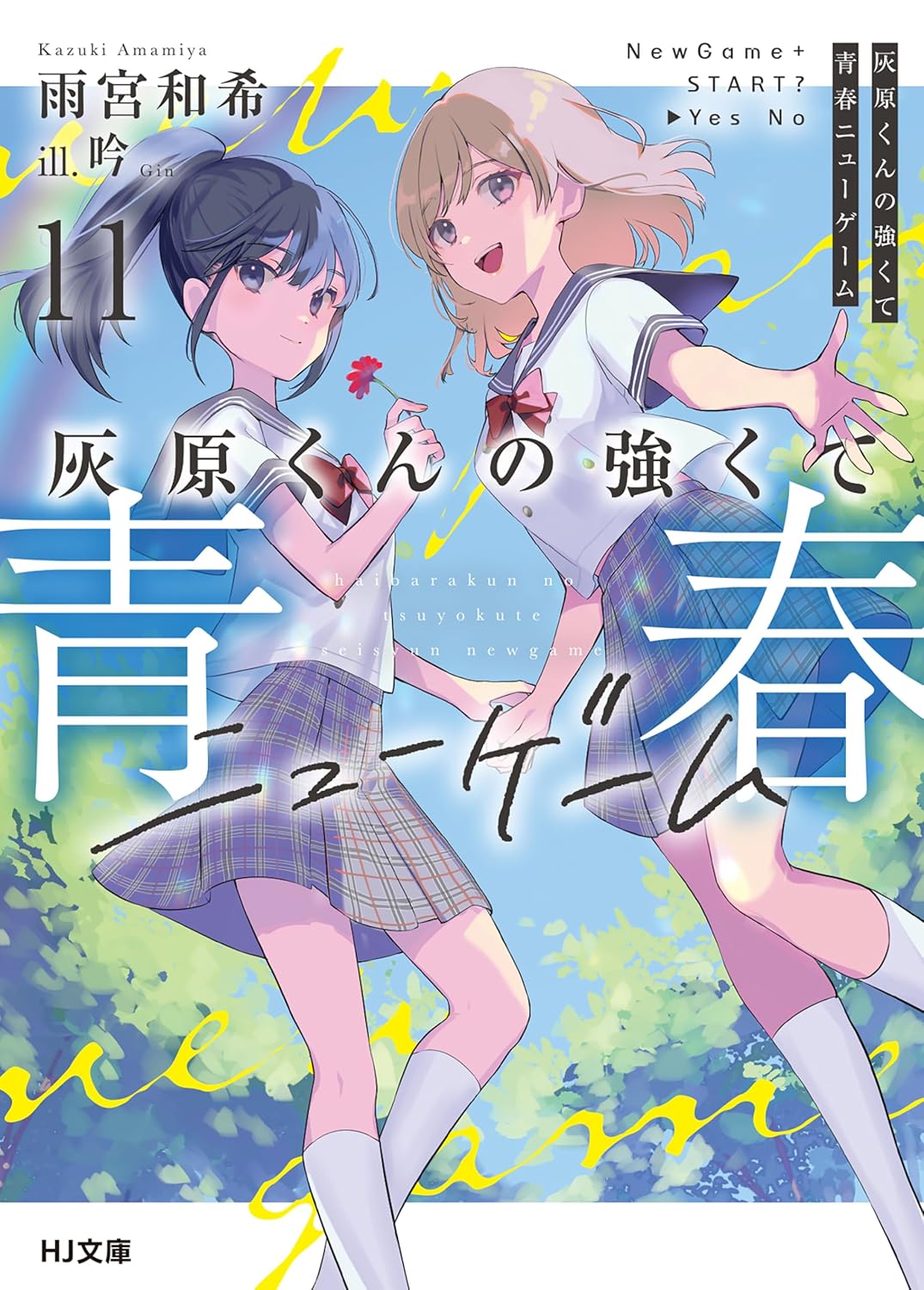 Haibara-kun no Tsuyokute Seishun New Game Novel Cover 11