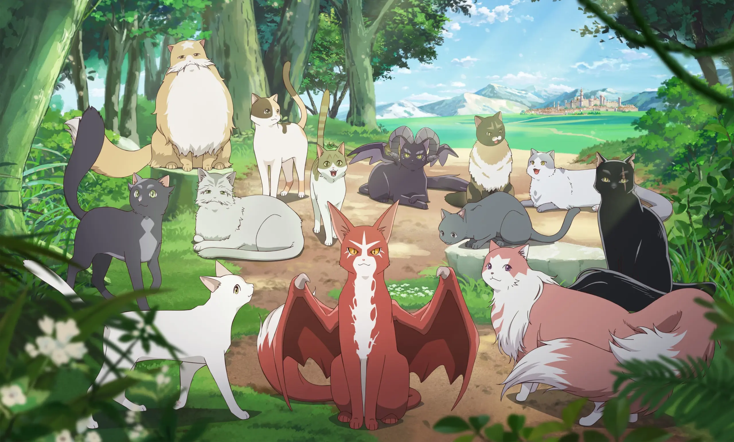 Neko to Ryuu Anime key visual