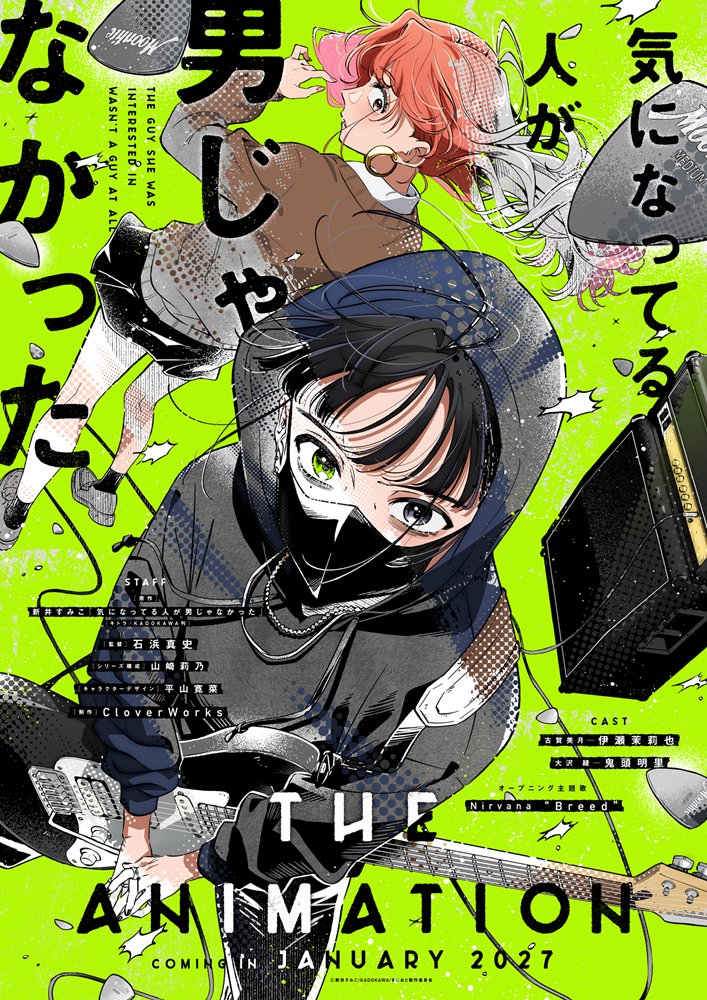 Ki ni Natteru Hito ga Otoko Janakatta Anime visual