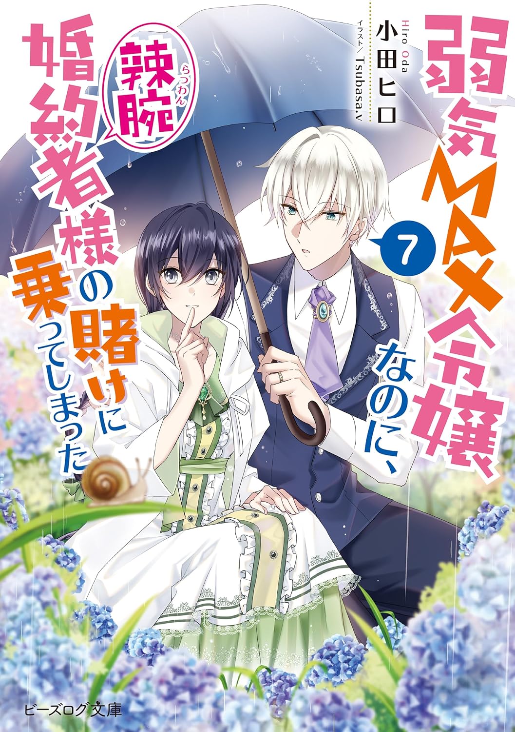 Yowaki MAX Reijou nanoni, Ratsuwan Konyakusha-sama no Kake ni Notte Shimatta Novel cover 7